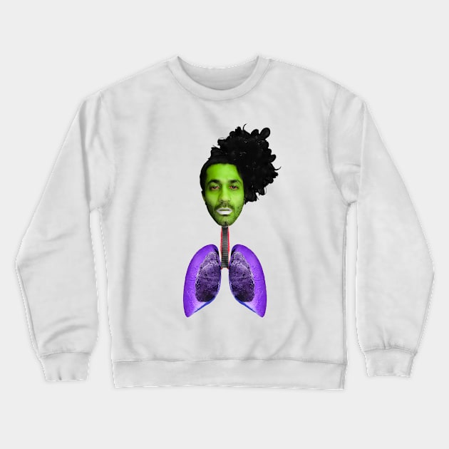 Breathe Crewneck Sweatshirt by Jear Perry